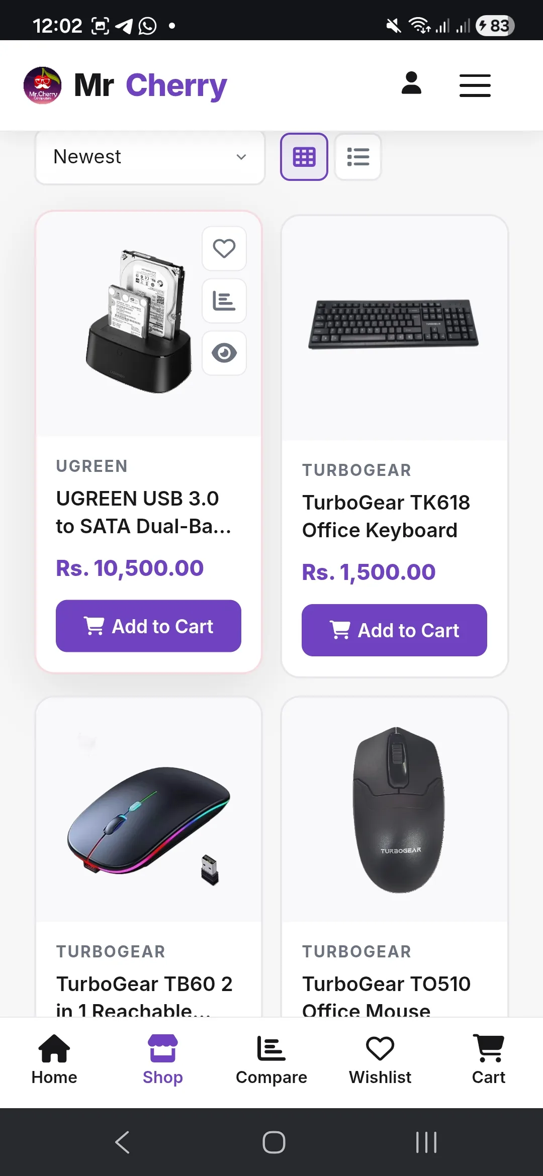Mr Cherry - E commerce Website gallery image